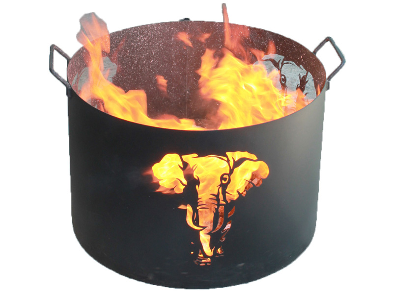 Boma Firepit with laser pattern